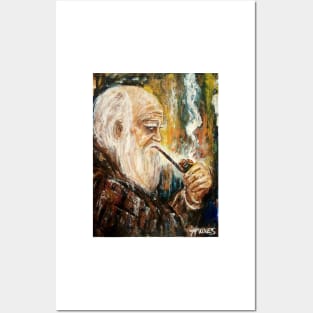 The pipe smoker Posters and Art